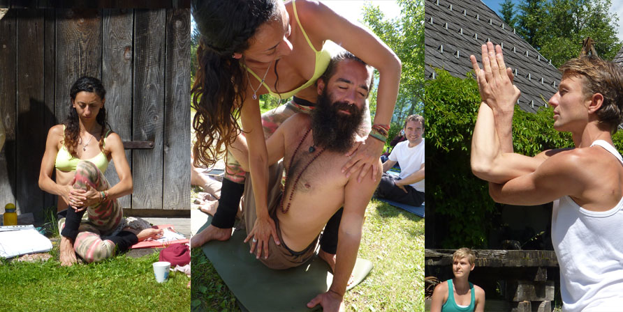 students at the Level 2, 300 hour Yoga Teacher Training in Austria