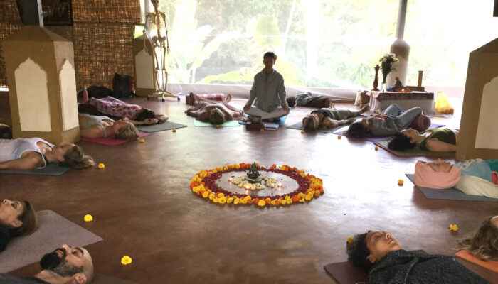 Tribe Senior Teacher Teaching Yoga Nidra, Goa 2018 Tribe Senior Teacher Teaching Yoga Nidra, Goa 2018